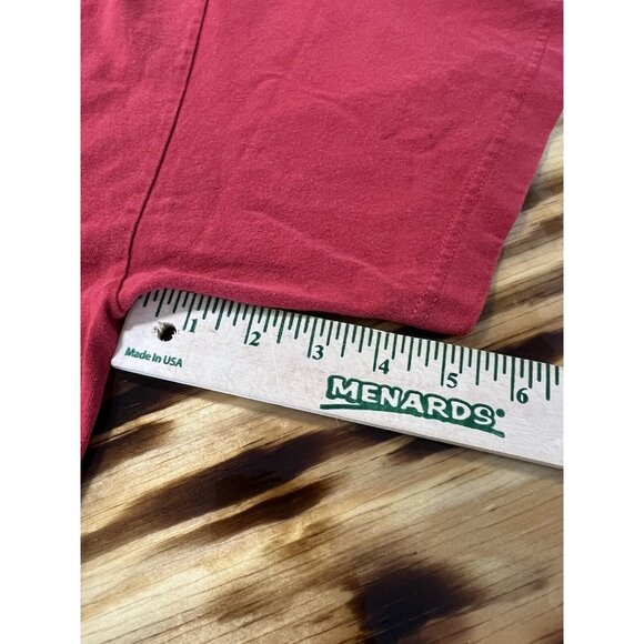 VINTAGE M&Ms Yellow T‎ Shirt Size L/XL Short Sleeve Graphic Red  90s Y2K - Picture 7 of 12